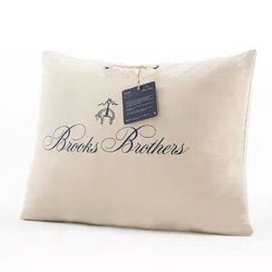 Brooks Brothers Luxury Wool Queen Standard Pillow New NWT